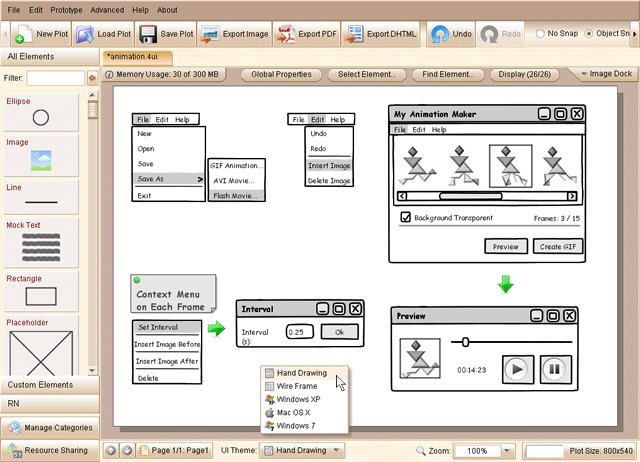 UI Themes for Different Fidelities