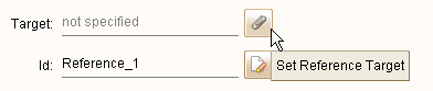 Sepcify Reference Target