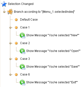 Behavior for SImple Menu