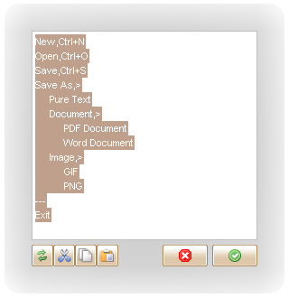 Multilevel Menu Content
